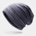 Men   Women Striped Warm Outdoor Solid Color Casual Personality Brimless Beanie Hat