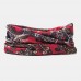 Women Fashion Colored Floral Printed Dual  use Baotou Hat Neck Protection Sunshade Bib Scarf Elastic Breathable Beanie Hat